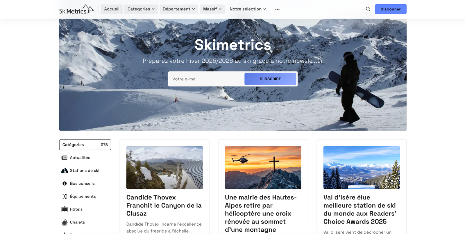 Cas client : SkiMetrics