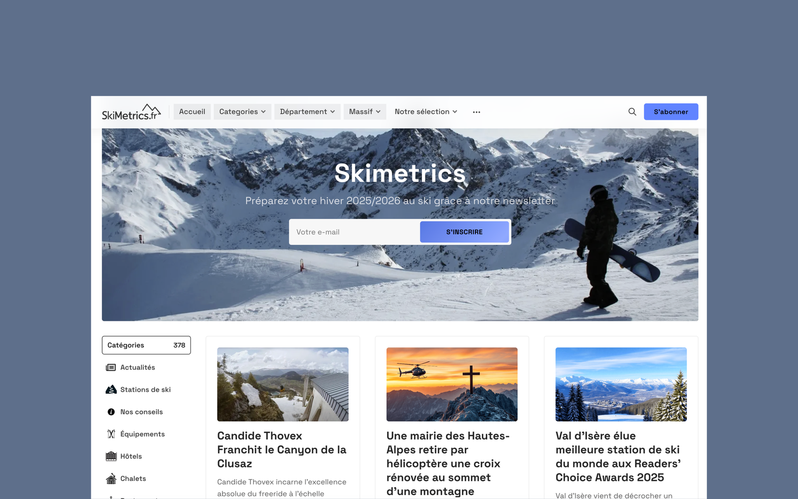 Cas client SkiMetrics