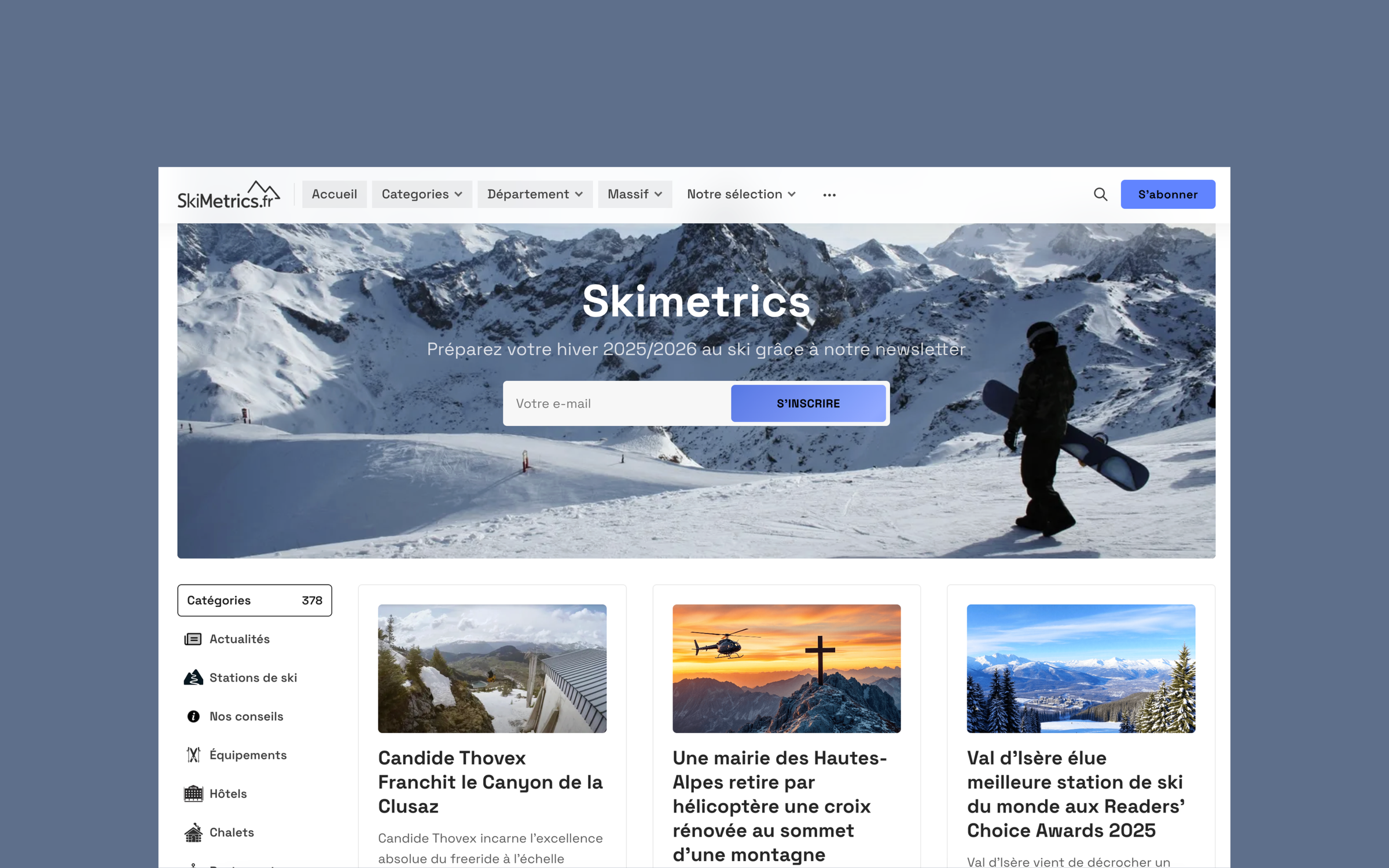 Cas client SkiMetrics